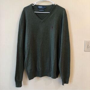 Ralph Lauren V-Neck Wool Sweater
